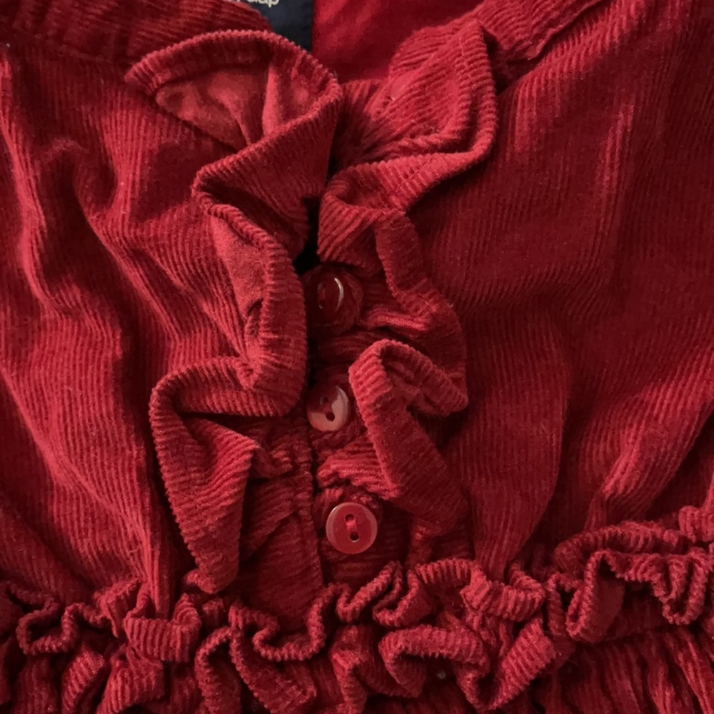 Baby Gap Red Dress 3-6 Months - Picture 2 of 5